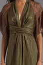 view 5 of 6 Short Sleeve Long Kaftan in Olive