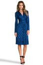 view 2 of 6 Long Sleeve Silk Jersey Dress in Navy
