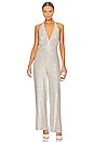view 1 of 4 x REVOLVE Lily Jumpsuit in Beige & Silver