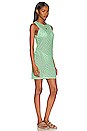 view 2 of 3 Pop Dress in Lime Wave Cheque