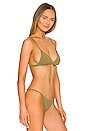 view 2 of 4 TOP BIKINI THE BRALETTE in Moss