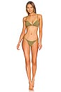 view 4 of 4 TOP BIKINI THE BRALETTE in Moss