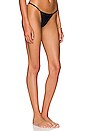 view 2 of 4 The G String Bikini Bottom in Black