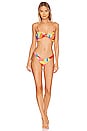 view 5 of 5 The Knot Eco Bandeau Bikini Top in Splice
