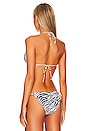 view 3 of 4 The Square Tie Bikini Top in Bronco