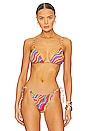 view 1 of 4 The String Bikini Top in Rainbow