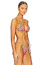 view 2 of 4 The String Bikini Top in Rainbow