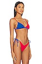 view 2 of 4 The Bralette Bikini Top in Ozzy Crimp