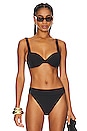 view 1 of 4 HAUT DE MAILLOT DE BAIN THE CONTOUR BOOST in Black