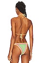 view 3 of 4 HAUT DE MAILLOT DE BAIN TRIANGLE EN CROCHET in Paddle Pop