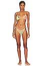 view 4 of 4 HAUT DE MAILLOT DE BAIN TRIANGLE EN CROCHET in Paddle Pop