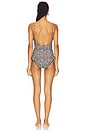 view 3 of 4 The Peplum One Piece in Jaguar