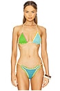 view 1 of 4 The Crochet Triangle Bikini Top in Sublime