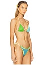 view 2 of 4 The Crochet Triangle Bikini Top in Sublime