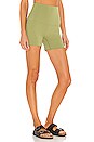 view 2 of 4 Contour Boy Short Bikini Bottom in Olive
