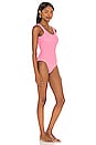 view 3 of 5 The Backless One Piece in Crinkle Pink