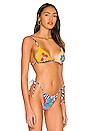 view 2 of 5 The String Bead Bikini Top in Tropicana