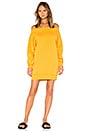 view 1 of 3 ROBE BLOUSON BARDOT SWEAT in Golden Orange