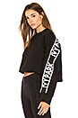 view 2 of 4 Logo Crop Sweatshirt in Black