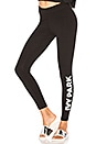 view 1 of 4 Casual Legging in Black & White Logo
