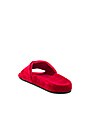 view 4 of 5 Velvet Sandals in Chilli Red
