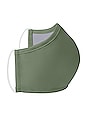 view 2 of 3 Reusable Antimicrobial Face Mask (5 Pack) in Olive Green