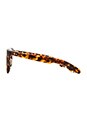 view 3 of 3 LUNETTES DE SOLEIL AVEC DÉTAILS MÉTALLIQUES EN OR 10CT FONTAINEBLEAU in Havana