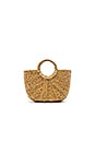 view 2 of 4 Basket Mini 7 Tassel in Lime