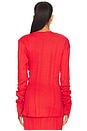 view 4 of 5 Long Sleeve Top in Red