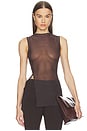 view 2 of 5 トップ in Dark Brown