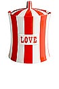view 1 of 2 Vice Love Canister in Red & White