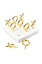view 1 of 2 Brass Tic-Tac-Toe Set in 