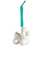 view 1 of 2 Poodle Ornament in White