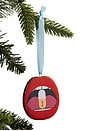 view 3 of 3 Happy Pill Ornament in Red
