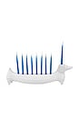 view 1 of 5 Dachshund Menorah in White