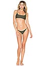 view 4 of 4 Bare Minimum Bikini Bottom in Olive