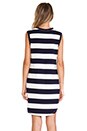 view 3 of 5 JAGGER Explorer Midi Dress in Navy & White Stripe