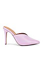 view 1 of 5 Myth Leather Mule Heel in Lilac