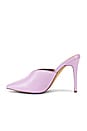 view 5 of 5 Myth Leather Mule Heel in Lilac