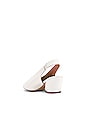 view 3 of 5 Aim Leather Slingback Heel in Ivory