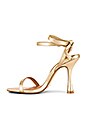 view 5 of 5 Bow Sandal in Gold Metallic