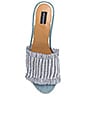 view 4 of 5 Stitched Stripe Mule in Blue Stripe