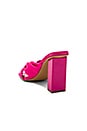 view 3 of 5 MULE EN SATIN KNOT in Magenta