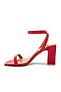 view 5 of 5 Squared Block Heel in Red