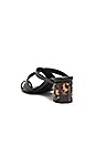 view 3 of 5 Tortoise Heel Sandal in Black