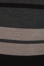 view 6 of 6 Multi Layer Stripe Dress - Charcoal/Black in Charcoal & Black