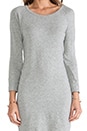 view 5 of 5 Raglan Sweatshirt Dress in Heather Grey