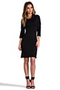 view 2 of 6 Funnel Neck Dress in Black