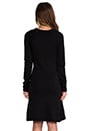 view 4 of 6 Funnel Neck Dress in Black