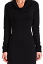 view 5 of 6 Funnel Neck Dress in Black